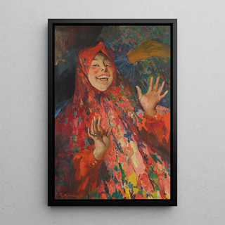 Filipp Malyavin - Laughing Girl.webp