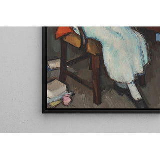 Fille en blanc - Samuel John Peploe | Reproduction Tableau Décoration murale affiche copie