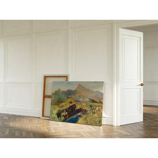 Fin de l'été sur la lande de Salzbourg près d'Untersberg - Marie Egner | Reproduction Tableau Décoration murale affiche copie