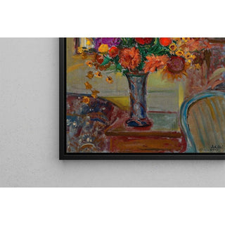 Fleurs dans un intérieur - Jacques-Émile Blanche | Reproduction Tableau Décoration murale affiche copie