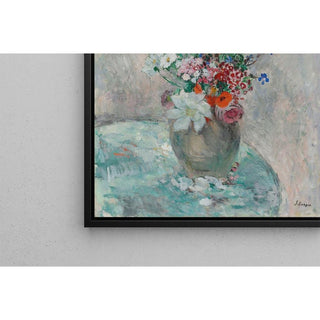 Fleurs dans un vase - Henri Lebasque | Reproduction Tableau Décoration murale affiche copie