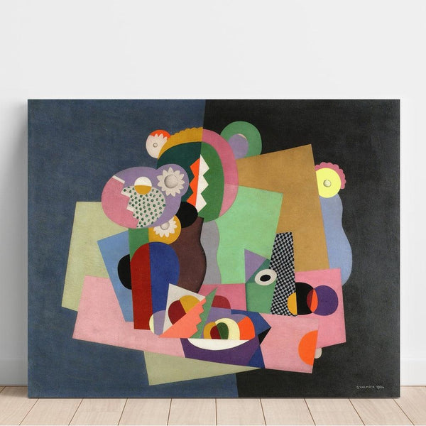 Reproductie van het schilderij Bloemen en vruchten - Georges Valmier