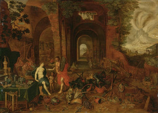 Follower Of Jan Breughel The Younger - The Forge Of Vulcan.webp