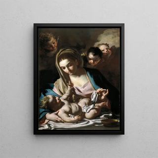 Francesco Solimena - Madonna And Child.webp