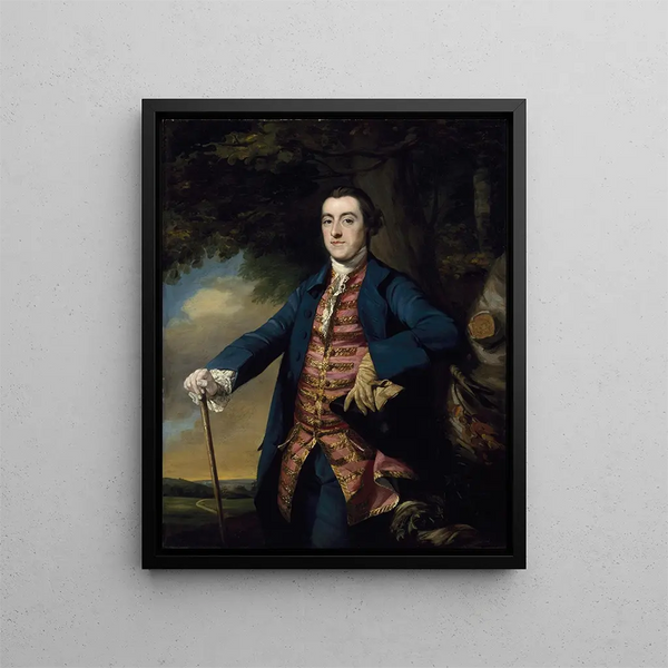 Dr. Connell - Francis Cotes — ingelijst kunstwerk aan de muur