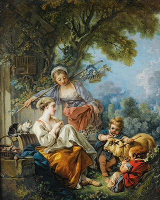 Franois Boucher - Pastoral Scene.webp