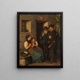 Franz von Defregger - The Hunters Farewell.webp