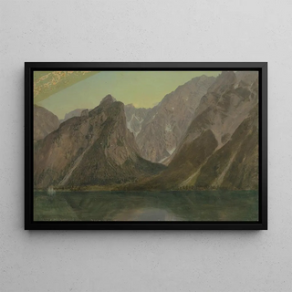 Frederic Edwin Church - Koenigseee near Berchtesgadan Bavaria.webp