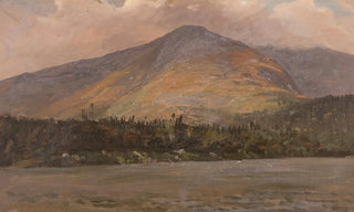 Frederic Edwin Church - Mt Katadhin Showing Pomola and the Great Basin from Sandy Bottom Pond.webp