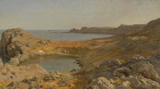 Frederic Leighton - St Pauls Bay At Lindos Rhodes.webp