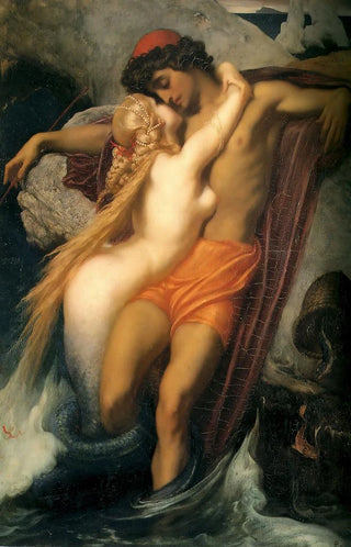 Frederic Leighton - The Fisherman And The Syren.webp