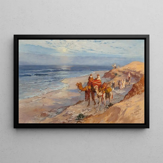 Frederick Arthur Bridgman - Sur la cte de Tanger lAtlantique.webp