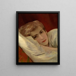 Friedrich von Amerling - Friedrich Fritz Amerling auf dem Krankenbett Sohn des Knstlers.webp