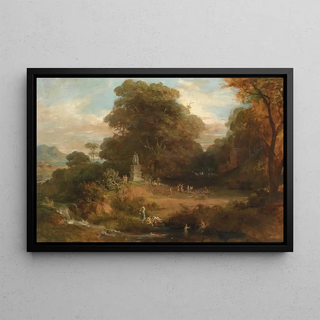 Friedrich von Amerling - Griechische Ideallandschaft.webp