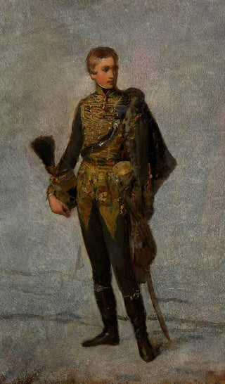 Friedrich von Amerling - Kaiser Franz Joseph I als Jngling in Husarenuniform.webp