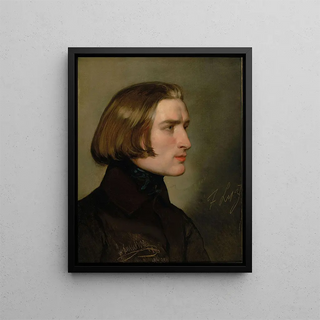 Friedrich von Amerling - Portrait of Franz Liszt.webp