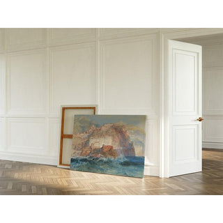 Gênes, vue depuis la mer, regardant vers l'église Santa Maria Assunta de Carignano - Joseph Mallord William Turner | Reproduction Tableau Décoration murale affiche copie