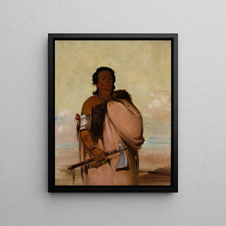 George Catlin - AhShoCole Rotten Foot a Noted Warrior.webp