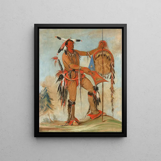 George Catlin - Ahmua The Whale One of Keeokks Principal Braves.webp