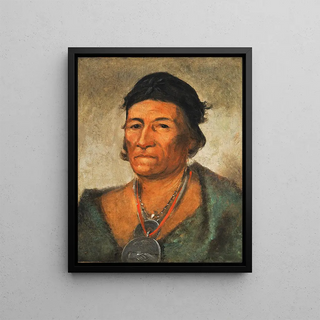 George Catlin - KoMnIKin Big Wave An Old And Distinguished Chief.webp