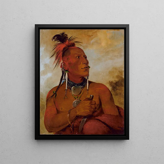 George Catlin - MeachOShnGaw Little White Bear a Distinguished Brave.webp