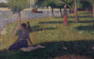 Georges Seurat - tude pour La Grande Jatte Study for La Grande Jatte.webp
