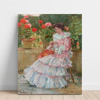 Geraniums - Childe Hassam | Reproduction Tableau Décoration murale affiche copie