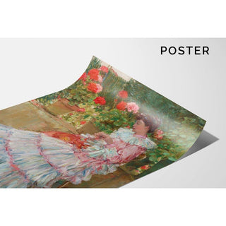 Geraniums - Childe Hassam | Reproduction Tableau Décoration murale affiche copie