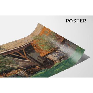 Grange à Stainz - Alfred Zoff | Reproduction Tableau Décoration murale affiche copie