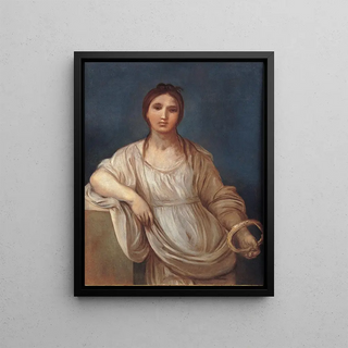 Guido Reni - Portrait of girl with a crown.webp