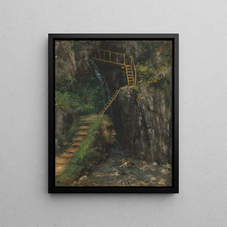 Gustave Courbet - Les Gorges des Saillon.webp