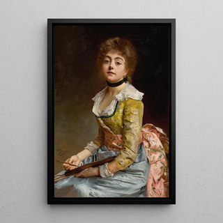 Gustave Jean Jacquet - Portrait Of An Artist.webp