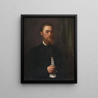 Gyula Benczr - Portrait of a young man Law student Gejza Bencr.webp