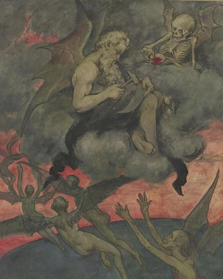 Hans Thoma - Chronos sharpens the scythe.webp