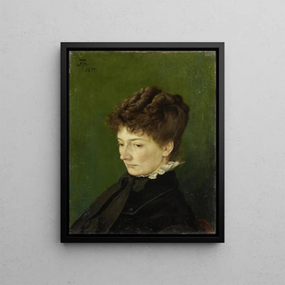 Hans Thoma - Portrait of Ida Mller ne Scholderer.webp