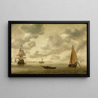 Hendrick van Anthonissen - At the Entrance of the Harbour.webp