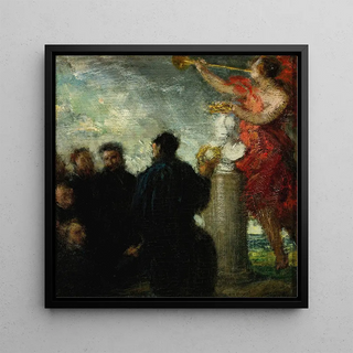 Reproduction | Hommage à Eugène Delacroix - Henri Fantin-Latour