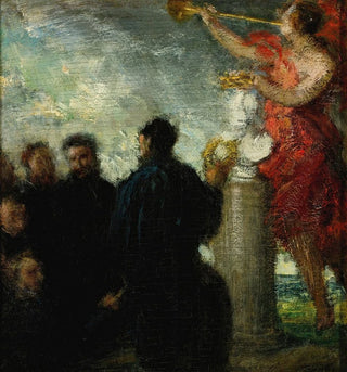 Reproduction | Hommage à Eugène Delacroix - Henri Fantin-Latour