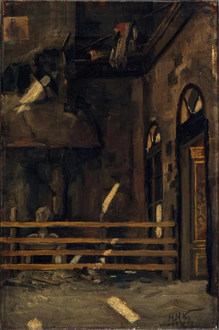 HenriMartin Vos - Le Foyer de lOpraComique aprs lincendie du 15 mai 1887.webp