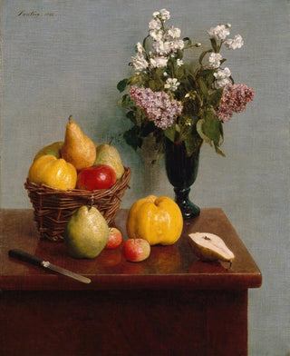 Henri FantinLatour - Still Life with Flowers and Fruit.webp