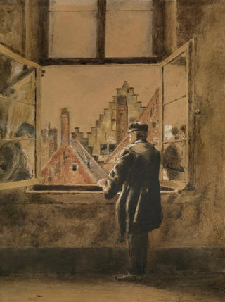 Henri de Braekeleer - Man at the Window.webp
