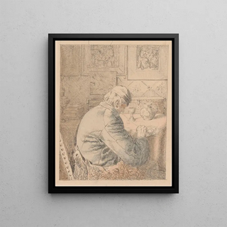 Henri de Braekeleer - The Smoker.webp