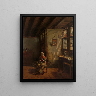 Henri de Braekeleer - The Spinner.webp