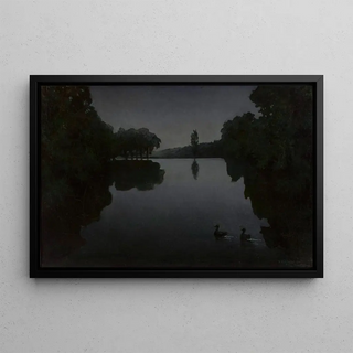 Henryk Pitkowski - Pond with ducks.webp