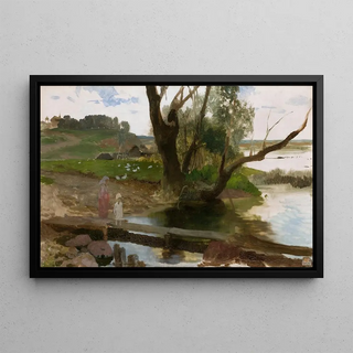 Henryk Siemiradzki - View of the wisocz River.webp