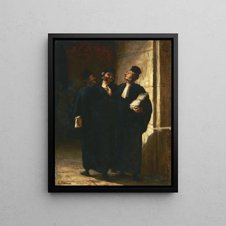 Honor Daumier - Three Lawyers.webp