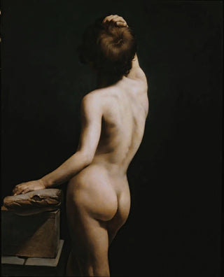 Horace Vernet - Academic Study of Adolescent Boy Seen from Behind.webp