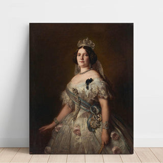Isabelle, reine d'Espagne - Franz Xaver Winterhalter | Reproduction Tableau Décoration murale affiche copie
