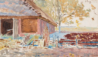 Jacek Malczewski - End of the century 31 December 1899 landscape with a coffin.webp