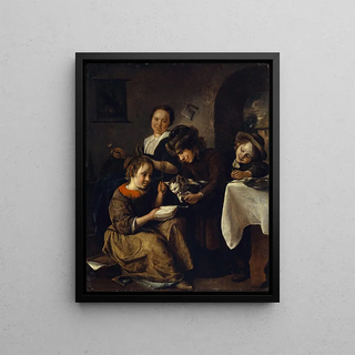 Jan Steen - Children Teaching a Cat to Read.webp